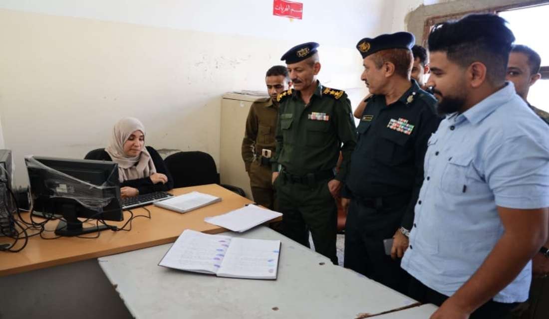 السقاف يدشن نظام كاميرات المراقبة بالبحث الجنائي بتعز Image