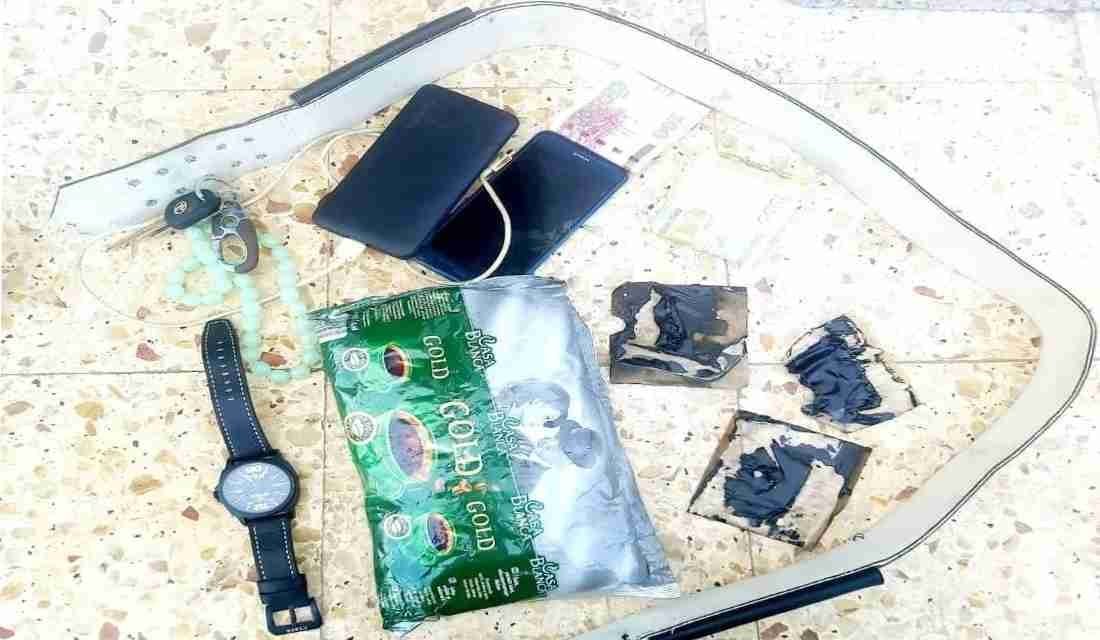 نقطة بلفقيه البحرية بالمكلا تلقي القبض على مروج لمادة الحشيش المخدر Image