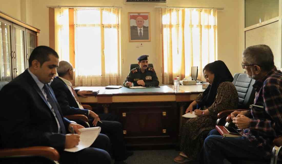 وزير الداخلية يبحث اوجه التعاون المشترك مع وفد منظمة سيفيك Image