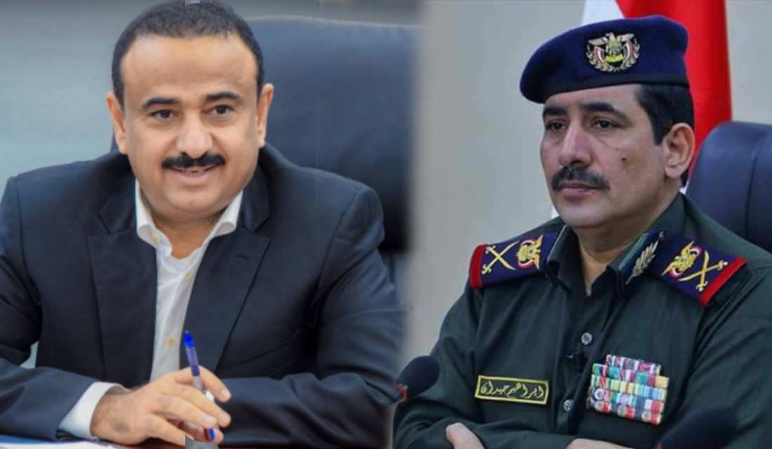 وزير الداخلية ومحافظ شبوة يناقشان الأوضاع الأمنية بالمحافظة Image