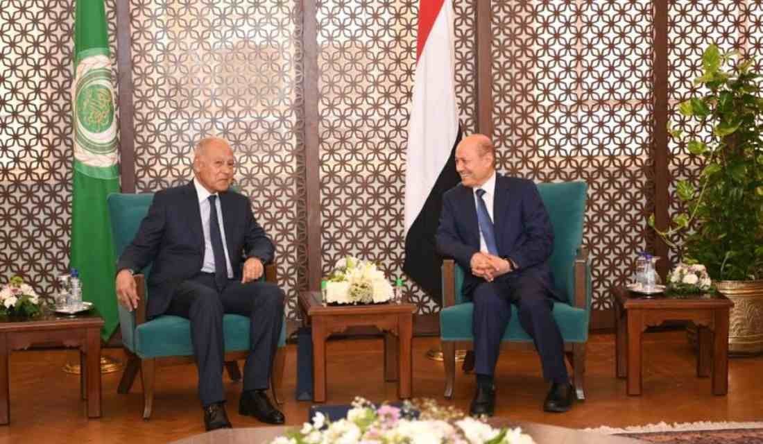 الرئيس رشاد العليمي يدعو الى دور عربي فاعل لمناصرة الشعب اليمني ومواجهة التحديات Image