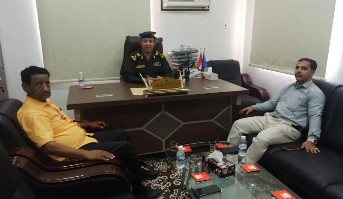 وكيل وزارة الداخلية العامري يلتقي قيادة مكتب وزارة الصحة بوادي وصحراء حضرموت Image
