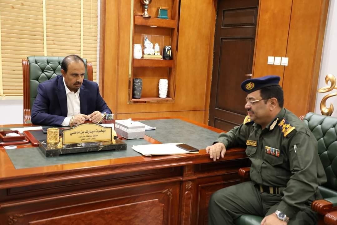 المحافظ بن ماضي يبحث أوضاع كلية الشرطة وسير الدراسة فيها Image