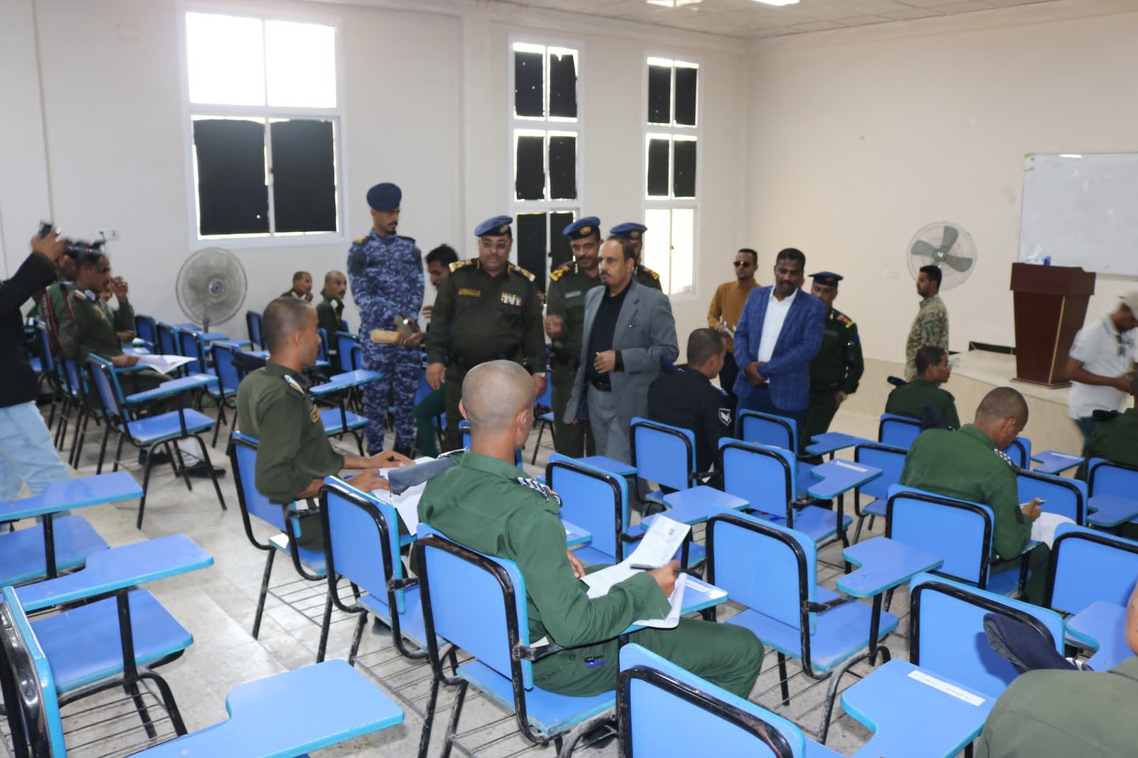 تدشين امتحانات الفصل الاول بكلية الشرطة بحضرموت للعام الدراسي 2024-2025م. Image