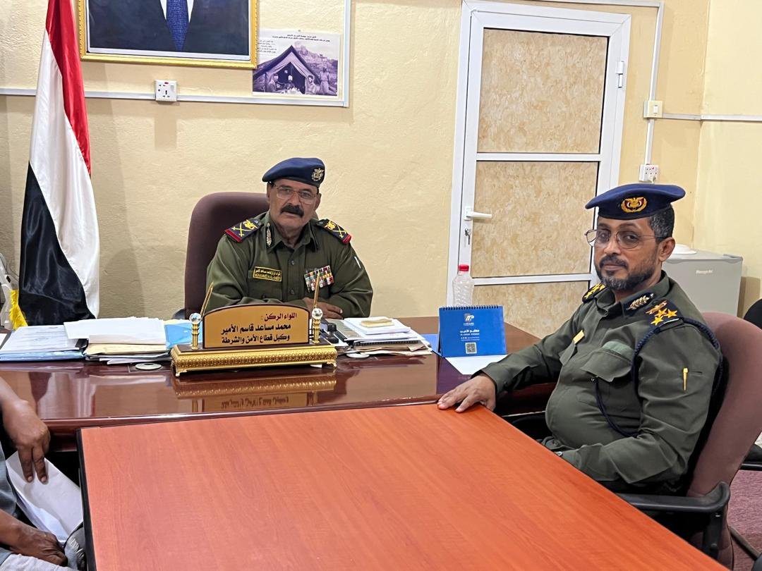 وكيل وزارة الداخلية لقطاع الأمن والشرطة يلتقي بمدير عام مكافحة المخدرات. Image