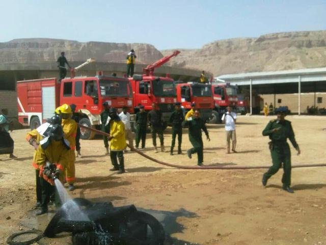 الدفاع المدني بوادي حضرموت يخمد 4 حرائق بمدينة سيئون خلال أيام رمضان  Image