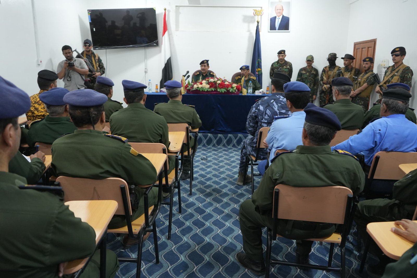 وزير الداخلية في زيارة تفقدية لشرطة محافظة مأرب Image