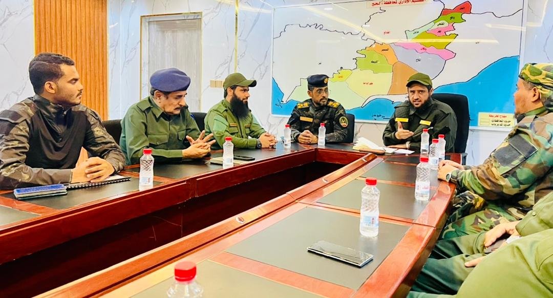مدير  عام مكافحة المخدرات يزور إدارة أمن محافظة لحج وفرع المكافحة بالمحافظة Image