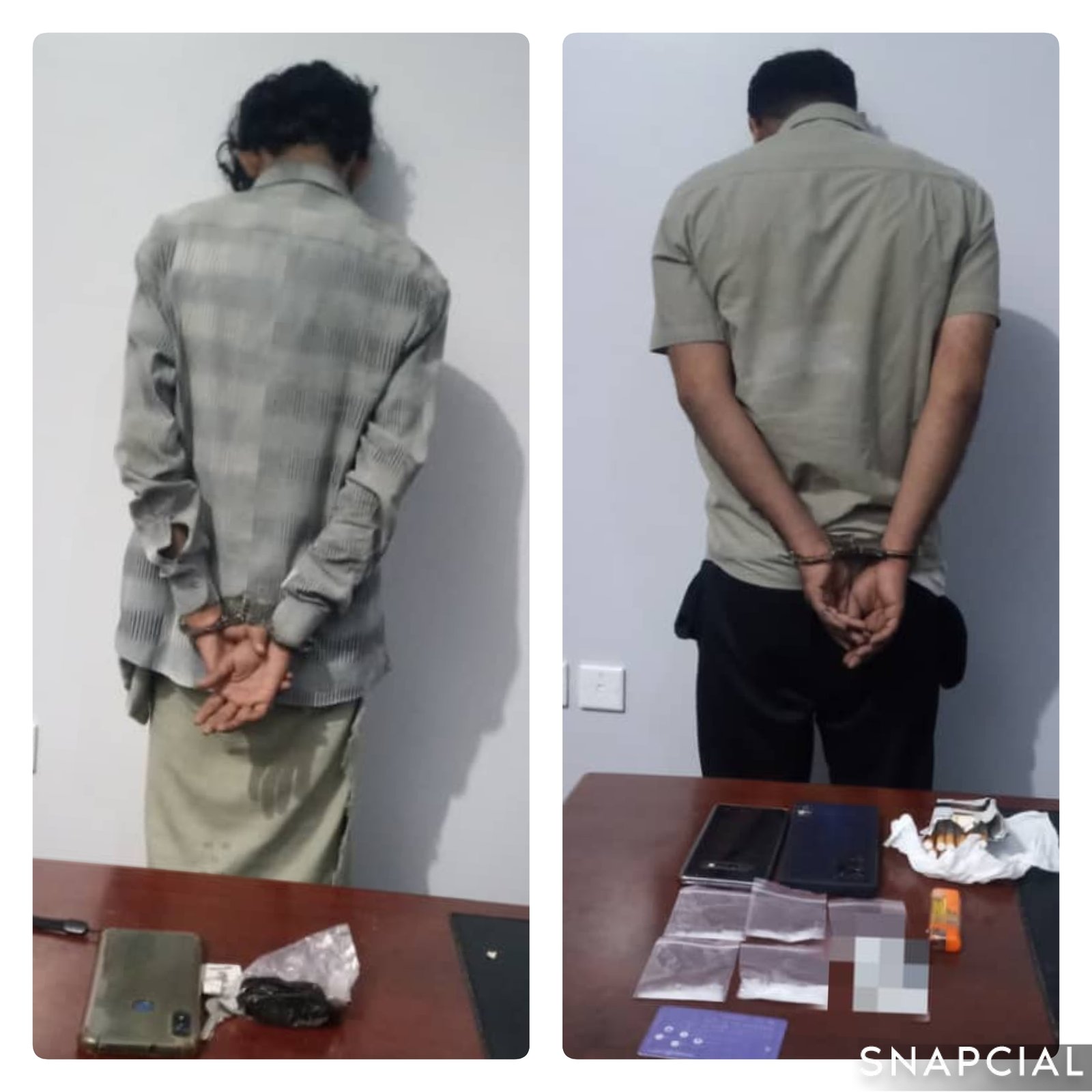 شرطة شبوة تضبط شخصين من مروجي مادة الحشيش والشبو  Image