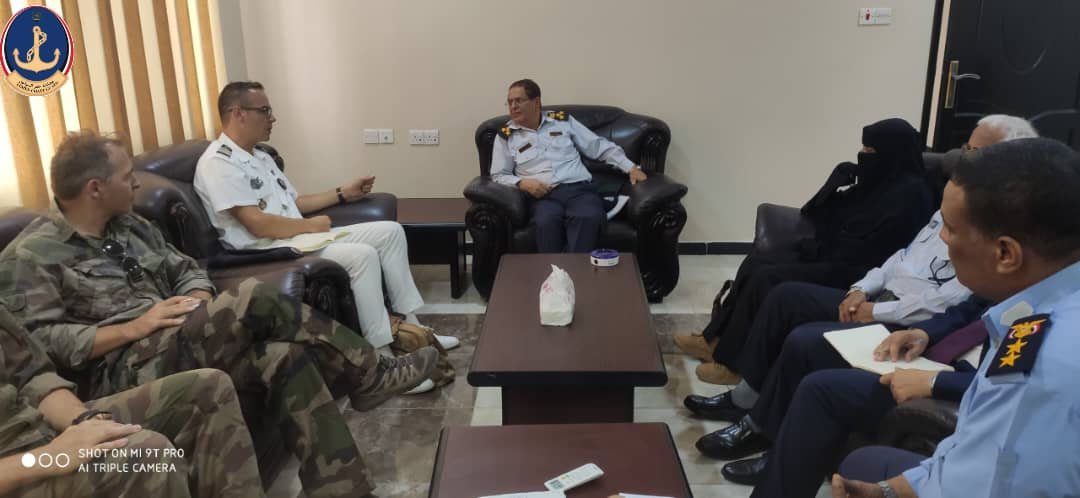 مصلحة خفر السواحل اليمنية تستقبل وفدًا فرنسيًا  Image