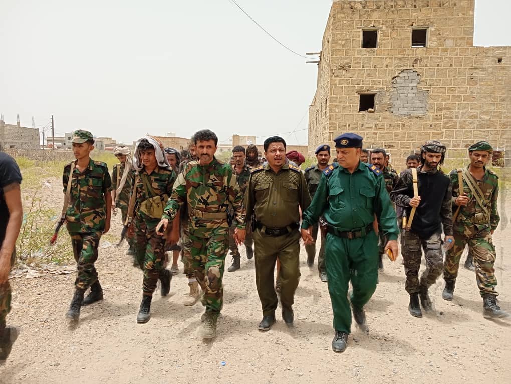 استلام وتسليم إدارة أمن مديرية لودر بين العوسجي والدماني بحضور قيادات أمنية Image