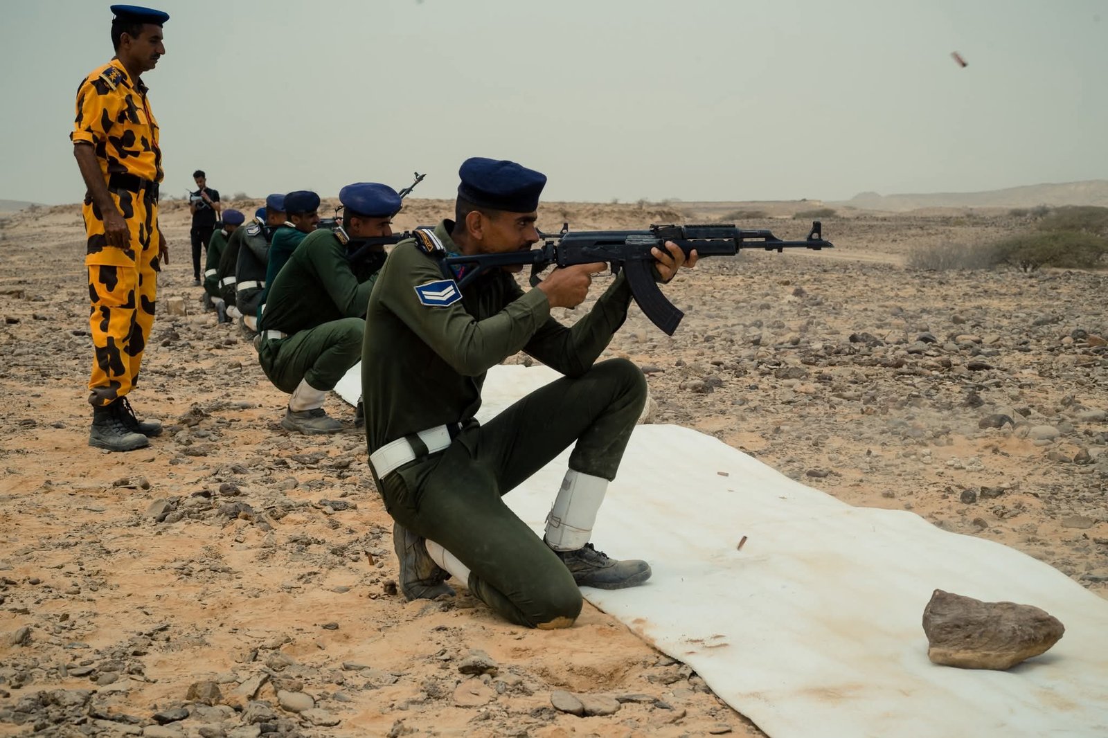 كلية الشرطة حضرموت تنفذ مشروع الرماية الحية لطلاب المستوى الرابع  Image