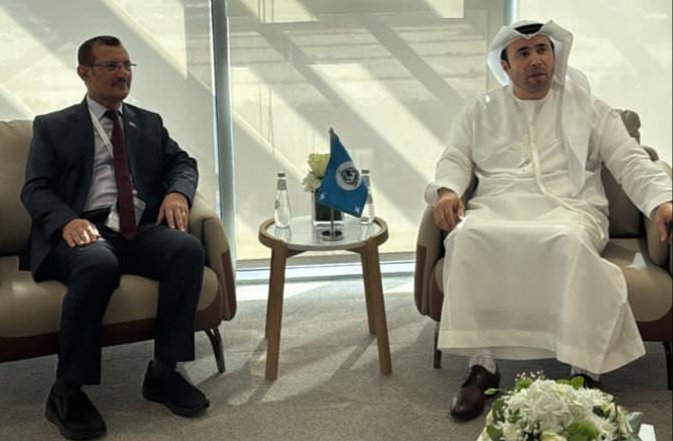 مدير عام التعاون الدولي والشرطة الجنائية الدولية بوزارة الداخلية يبحث مع رئيس منظمة الإنتربول دعم التعاون الأمني Image