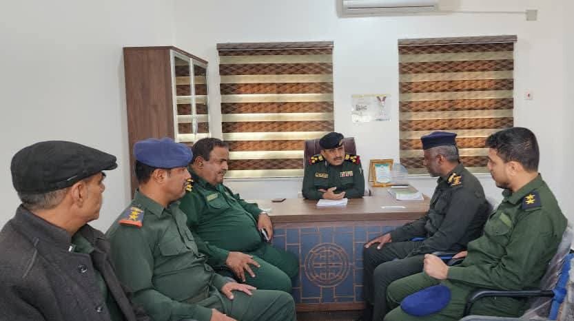 مدير عام شرطة شبوة يعقد لقاءً مع وفد من الإدارة العامة لمكافحة المخدرات الذي يزور المحافظة Image