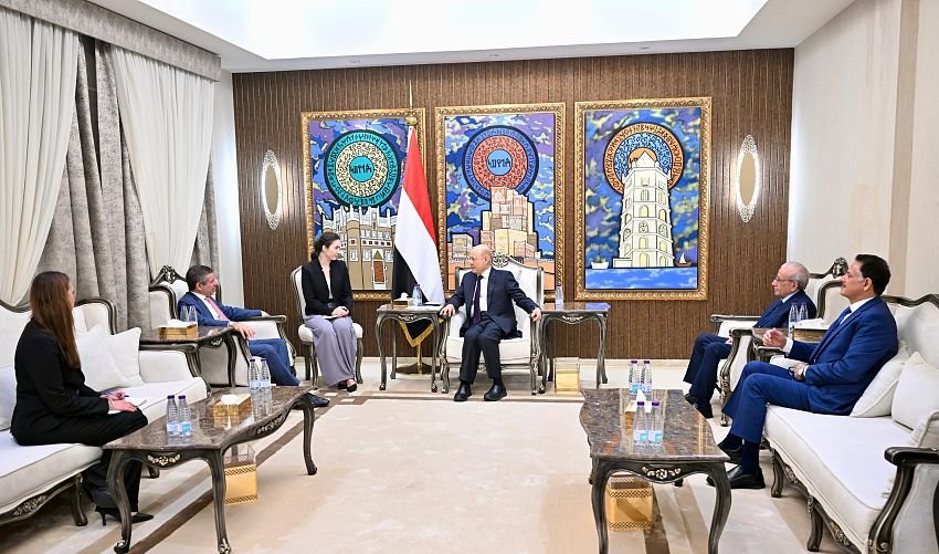 الرئيس العليمي يستقبل سفير الولايات المتحدة الأميركية Image