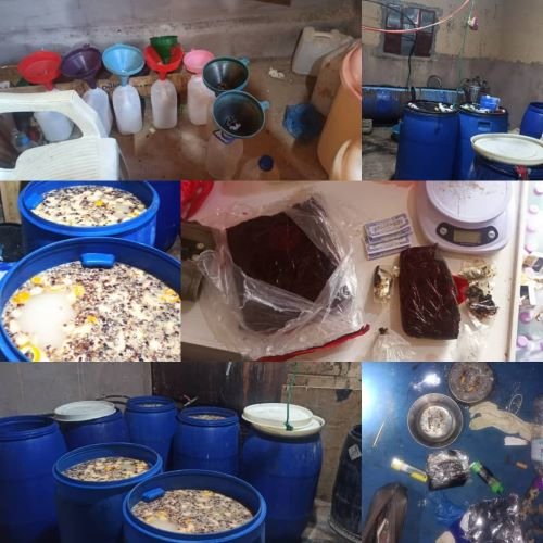 شرطة مديرية حريضة تضبط مروج بحوزته أكثر من كيلو من مادة الحشيش ومصنعاً للخمر Image