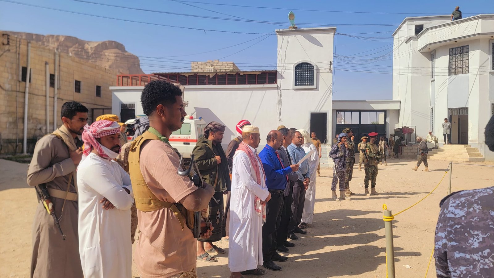 تنفيذ حكم قصاص شرعي بحق مدان بالقتل بوادي وصحراء حضرموت  Image