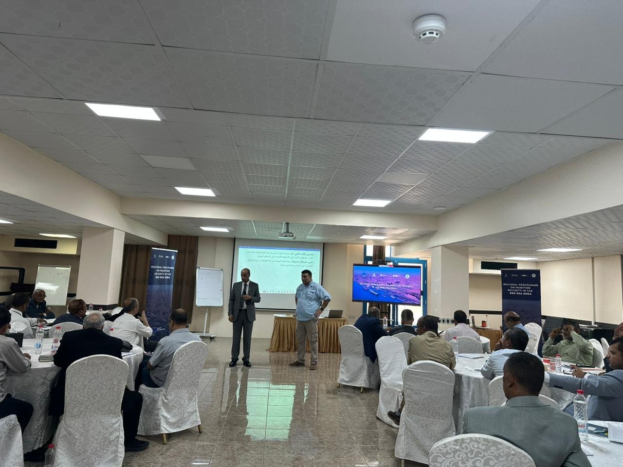 وزارة الداخلية تشارك في اللقاء الثالث لتعزيز التنسيق والتعاون الوطني في مجال الأمن البحري. Image